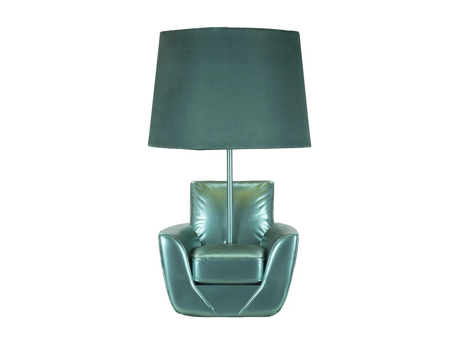 Lampa Stołowa Fotel 2, Niebieski, 26x26x43 cm, Seven Design