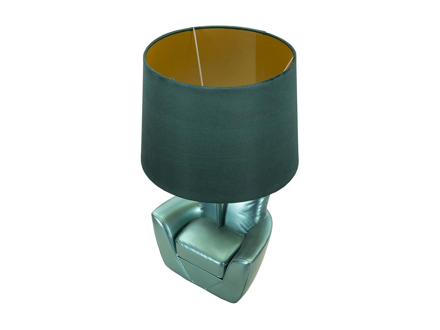 Lampa Stołowa Fotel 2, Niebieski, 26x26x43 cm, Seven Design