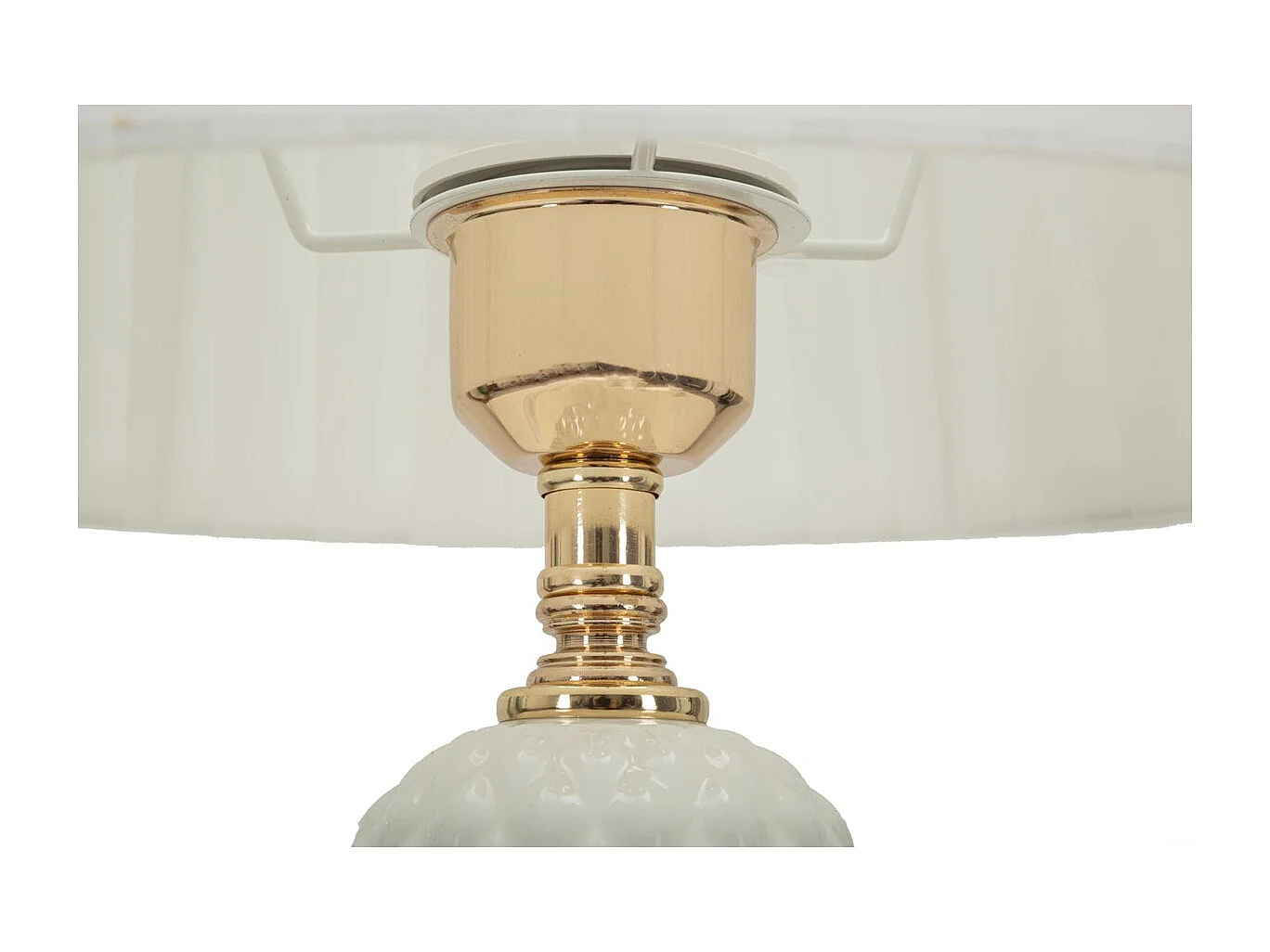 Lampe à Poser MF106, Blanc, 30x30x57 cm, Seven Design