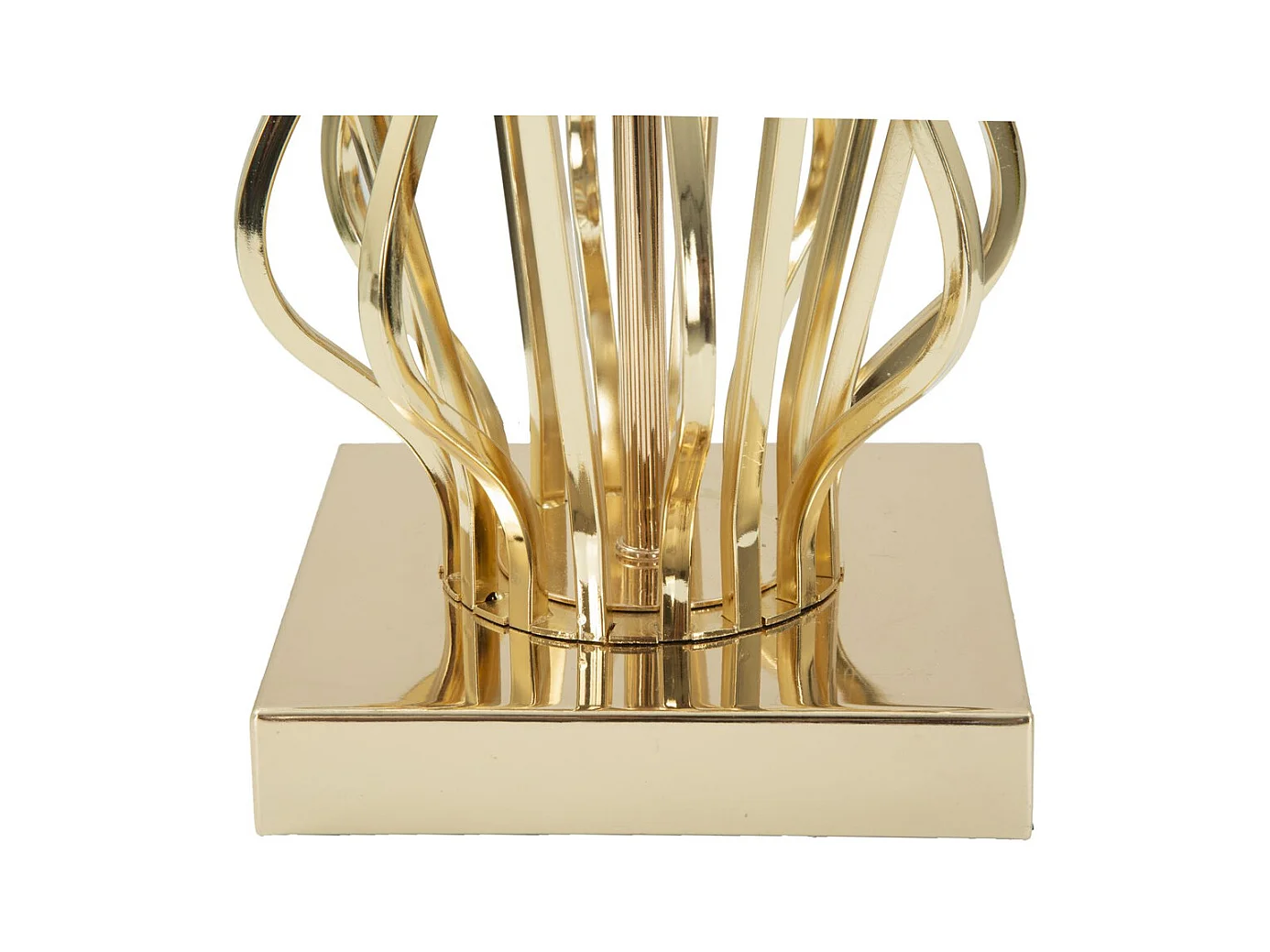 Lampe à Poser MF120, Or, 30x30x52 cm, Seven Design