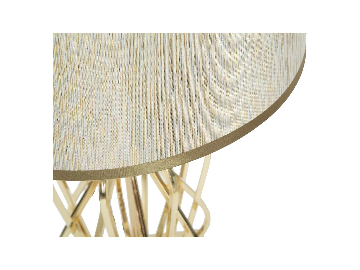 Lampe à Poser MF120, Or, 30x30x52 cm, Seven Design