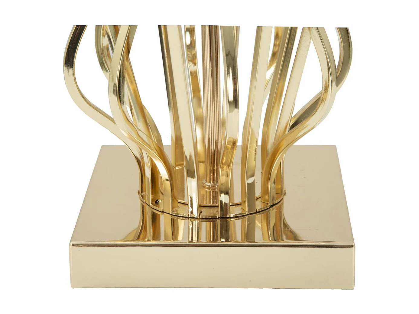 Candeeiro de Mesa MF120, Ouro, 30x30x52 cm, Seven Design