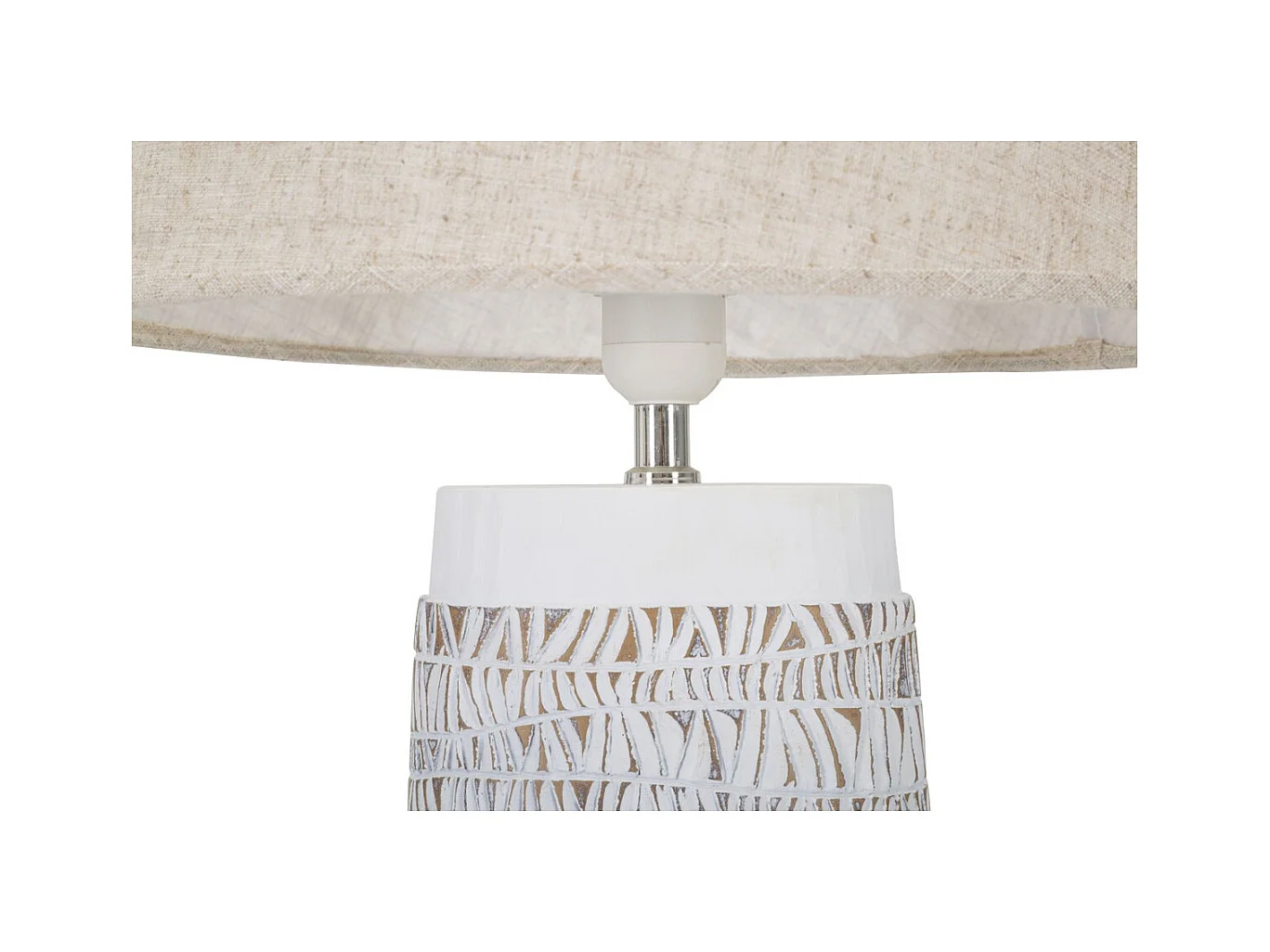 Lampa Stołowa MF169, Biały, 35x35x60,5 cm, Epikasa