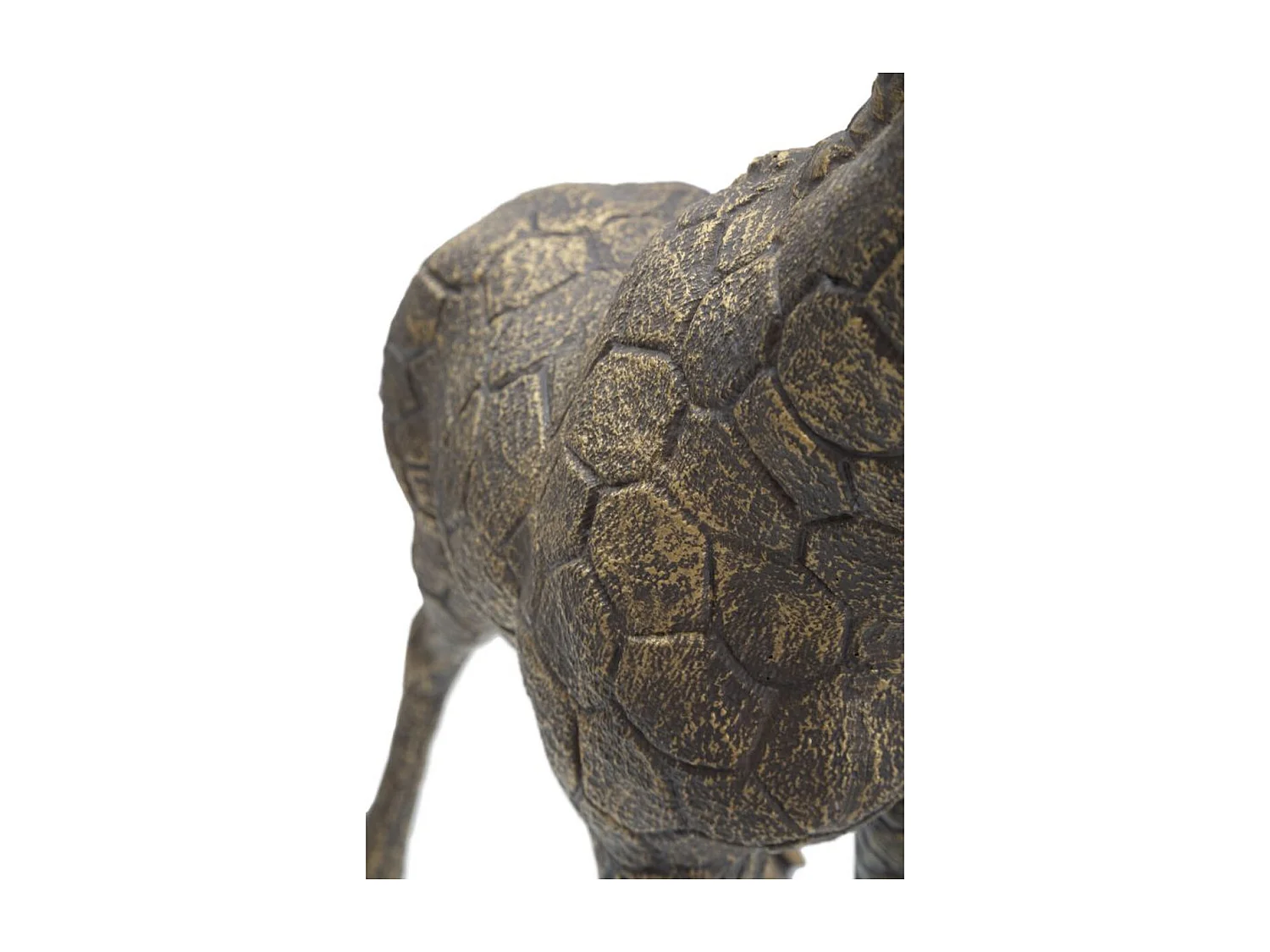 Lámpara de Mesa Jirafa, Oro, 40x22x80 cm, Seven Design