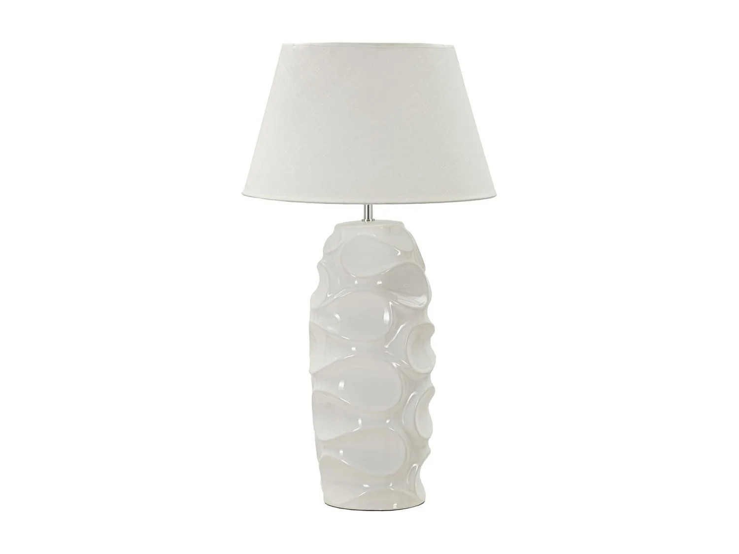 Lampe à Poser MF87, Blanc, 45x45x83 cm, Seven Design