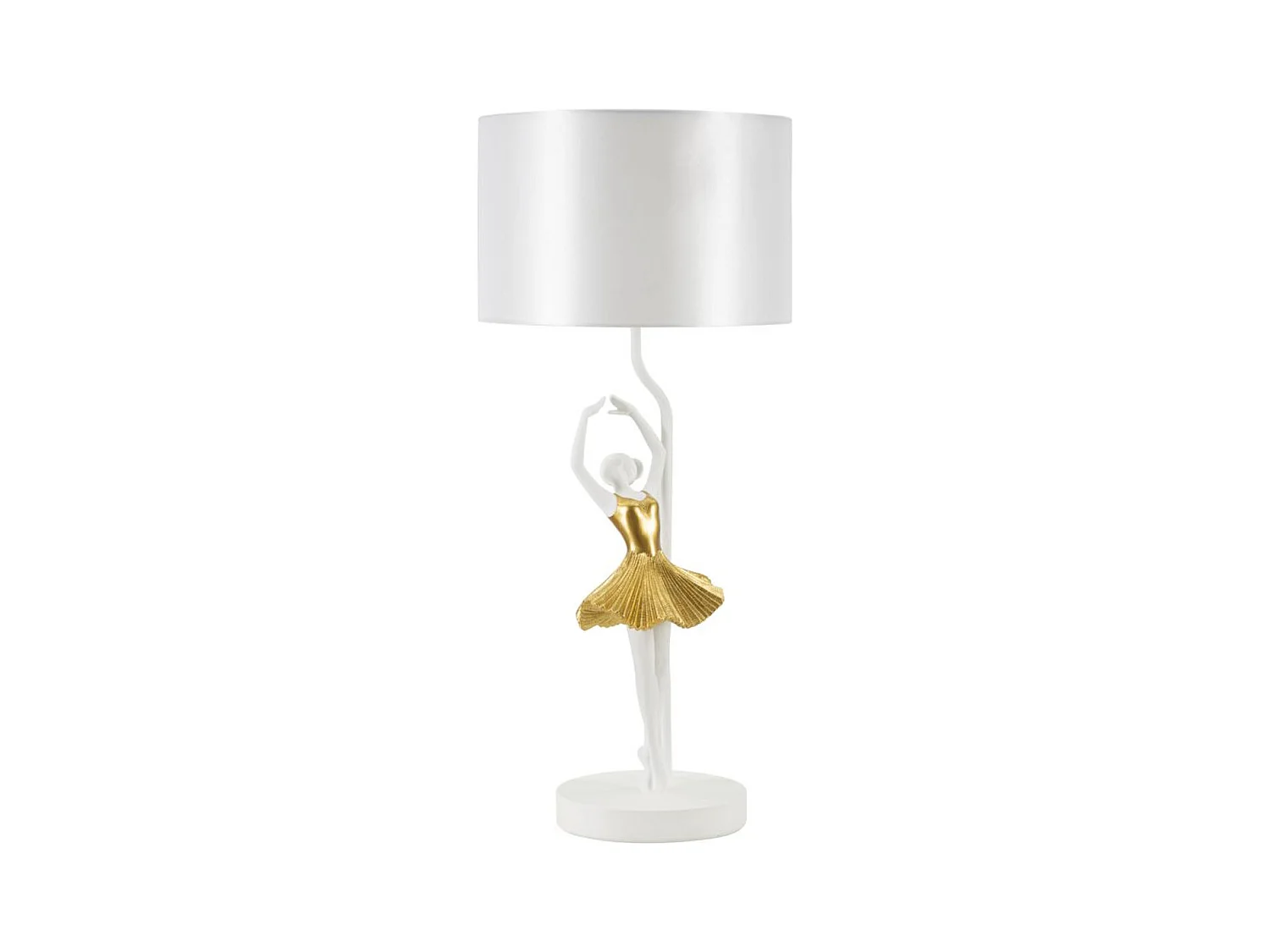 Lampe à Poser Danseur 3, Or, 28x28x64 cm, Epikasa