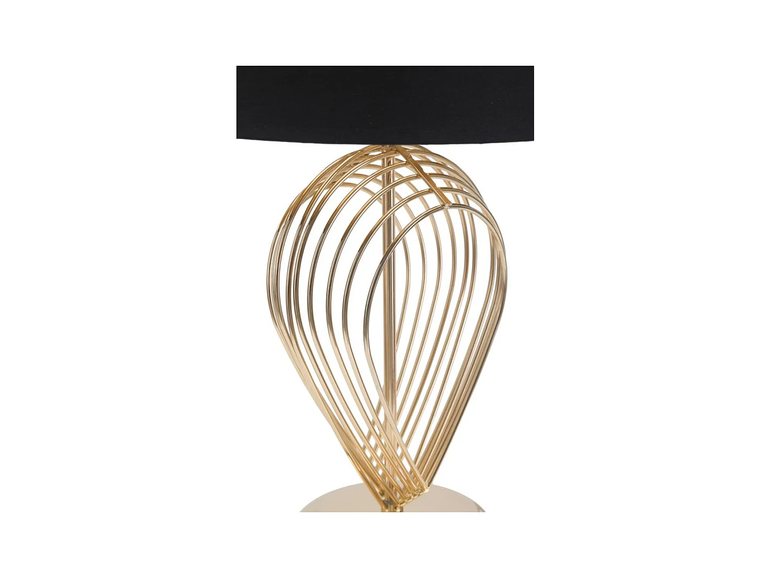 Candeeiro de Mesa MF123, Preto, 32,5x32,5x53,5 cm, Epikasa