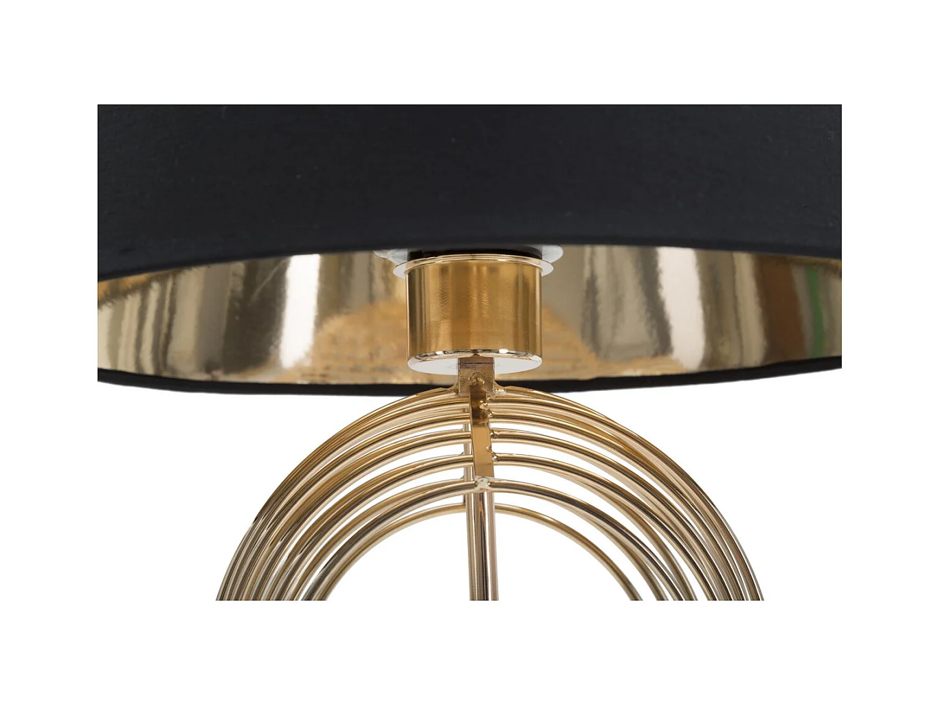 Candeeiro de Mesa MF123, Preto, 32,5x32,5x53,5 cm, Epikasa