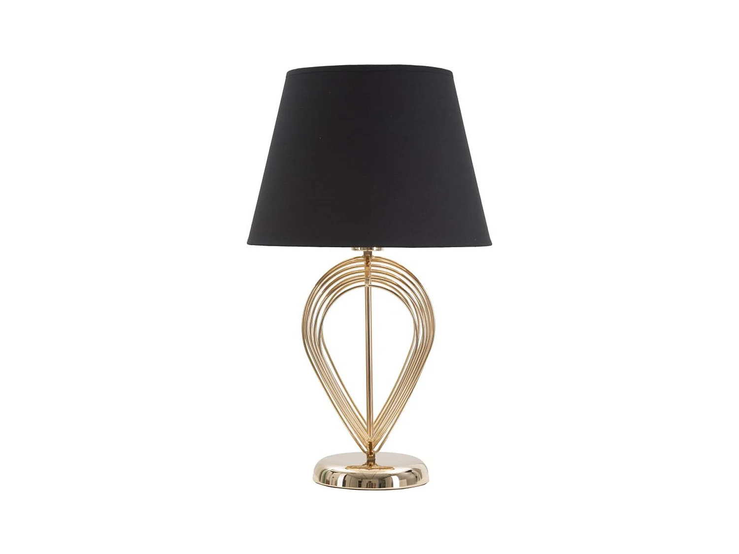 Lampe à Poser MF123, Noir, 32,5x32,5x53,5 cm, Epikasa