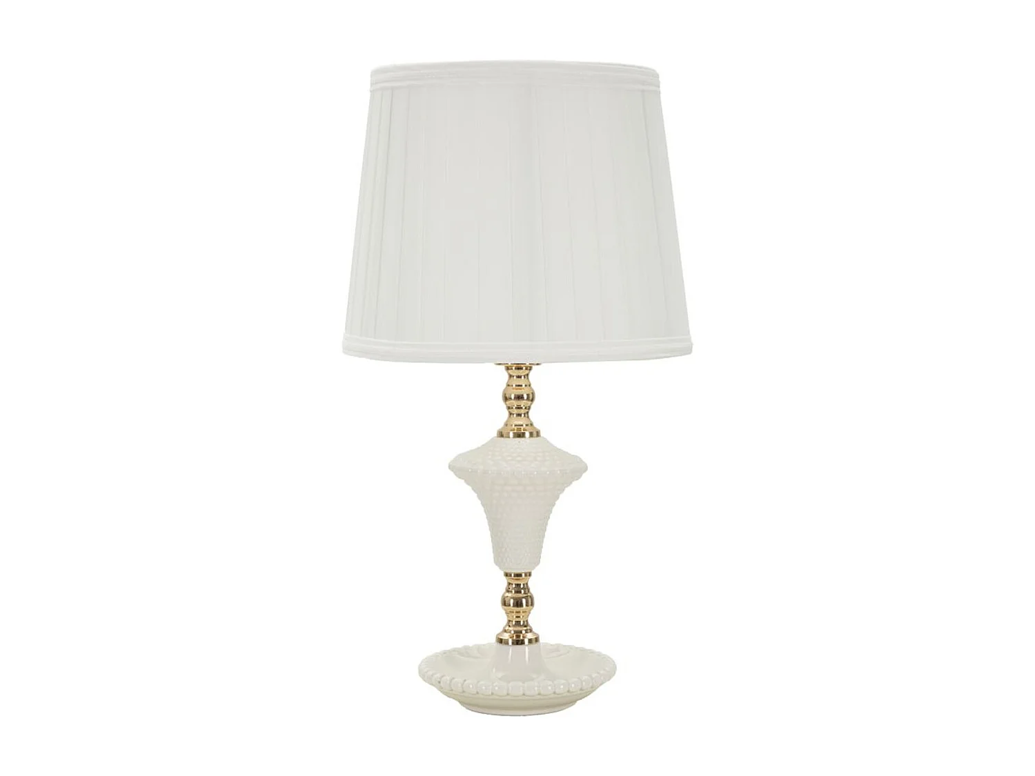 Lampe à Poser MF105, Blanc, 25x25x45 cm, Seven Design