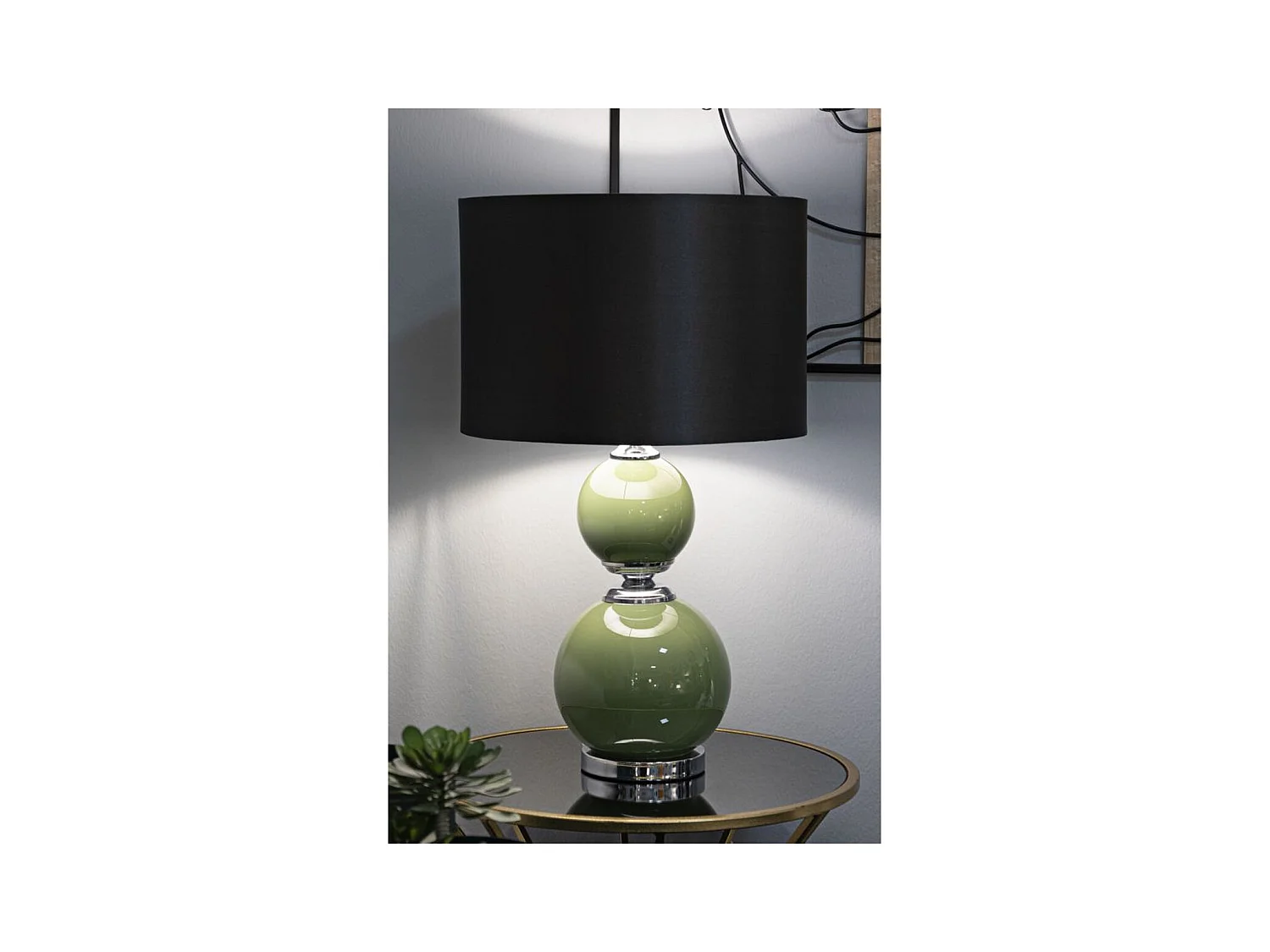 Lampe à Poser MF177, Vert, 38x38x65 cm, Epikasa