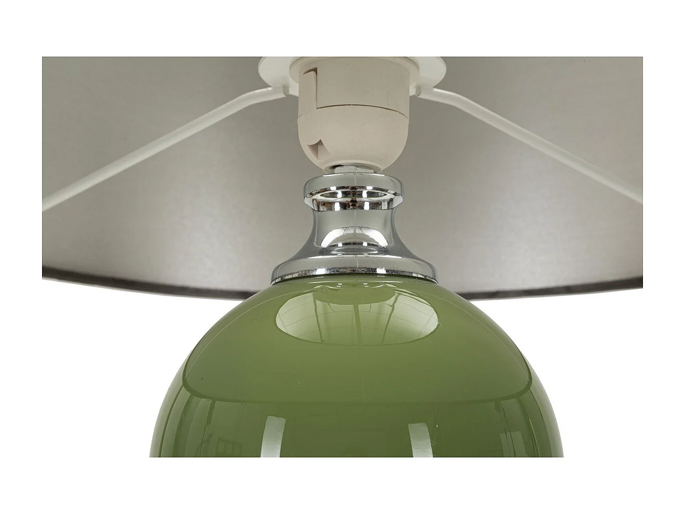 Lampa Stołowa MF177, Zielony, 38x38x65 cm, Seven Design