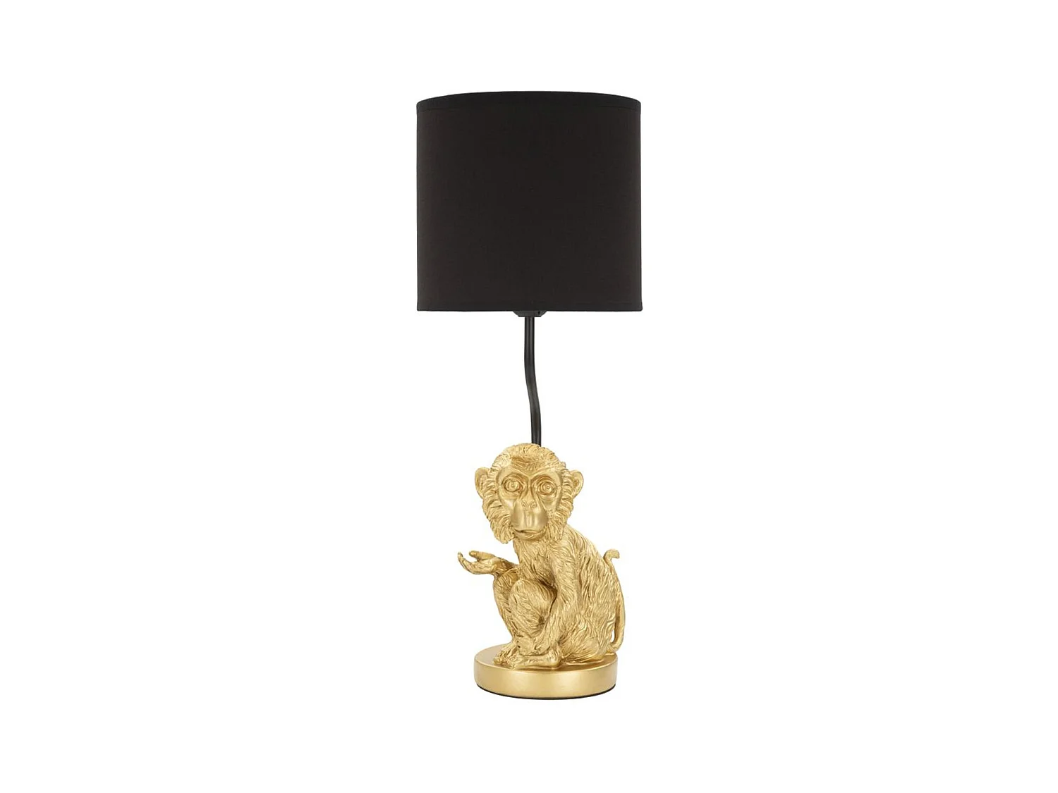 Lampe à Poser Singe 6, Noir, 20x20x51,5 cm, Epikasa