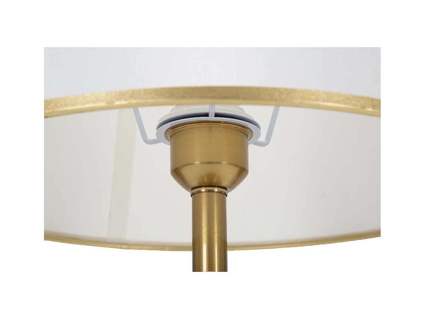 Lampada da Tavolo MF145, Bianco, 31x31x52 cm, Epikasa