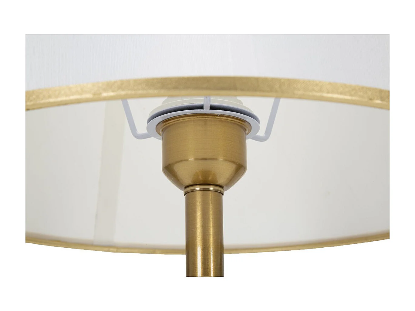 Lampe à Poser MF145, Blanc, 31x31x52 cm, Seven Design