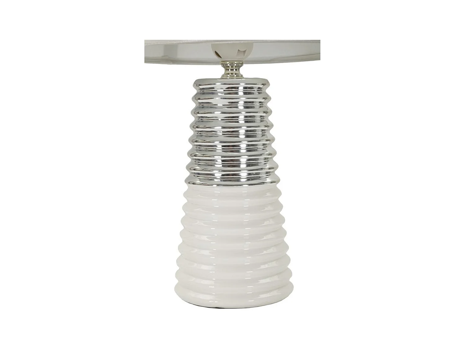 Lampada da Tavolo MF117, Bianco, 25x25x41 cm, Epikasa