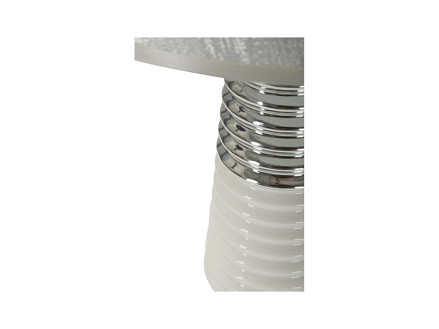 Lampada da Tavolo MF117, Bianco, 25x25x41 cm, Epikasa