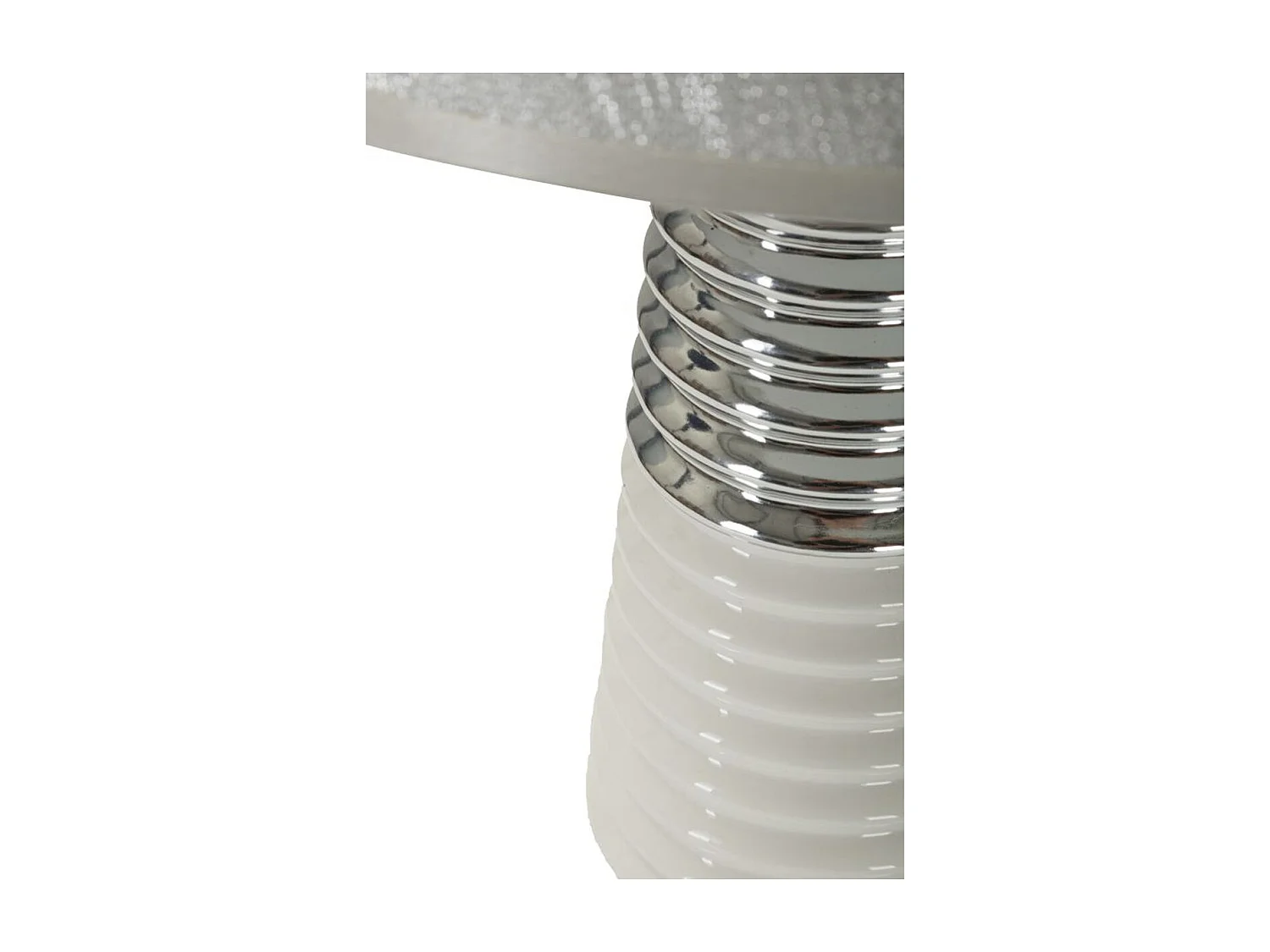 Candeeiro de Mesa MF117, Branco, 25x25x41 cm, Seven Design