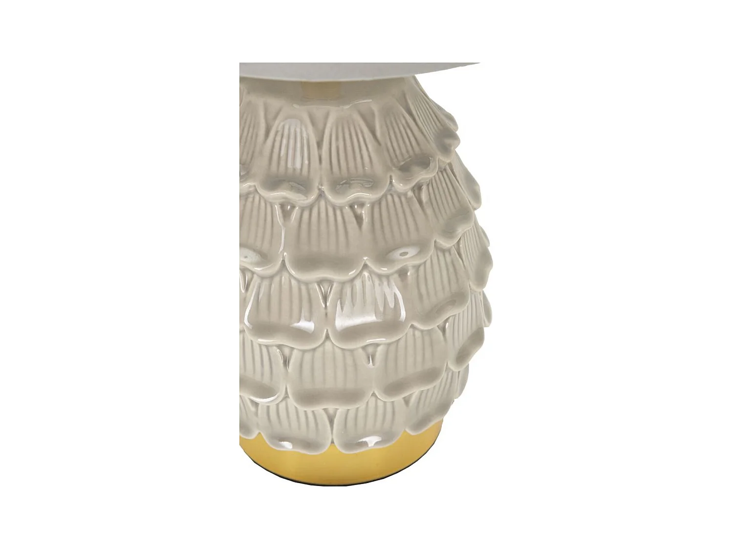 Lampe à Poser MF97, Beige, 15x15x30,5 cm, Epikasa