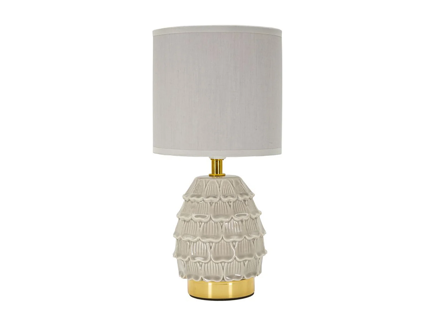 Lampe à Poser MF97, Beige, 15x15x30,5 cm, Seven Design