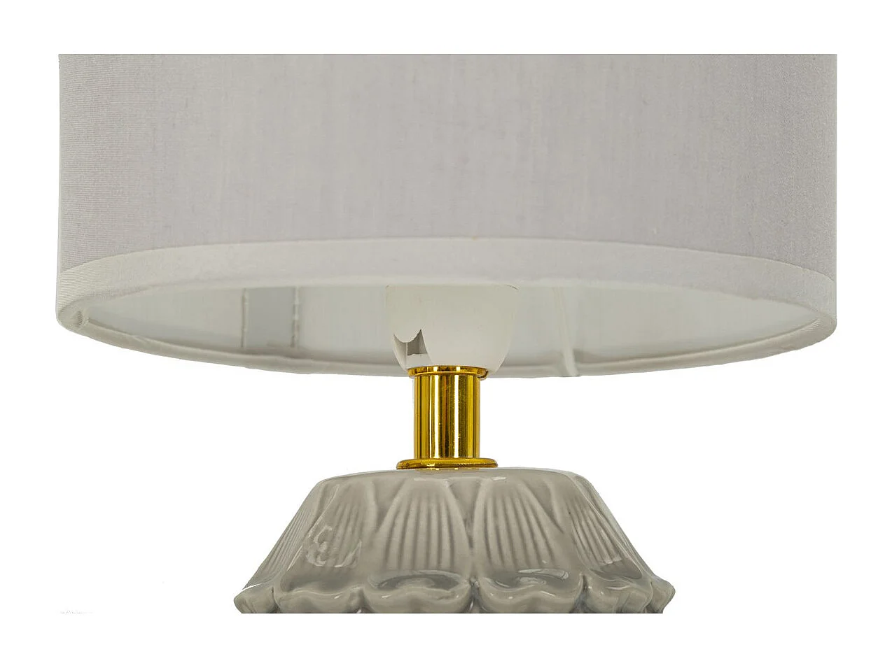 Lampe à Poser MF97, Beige, 15x15x30,5 cm, Seven Design