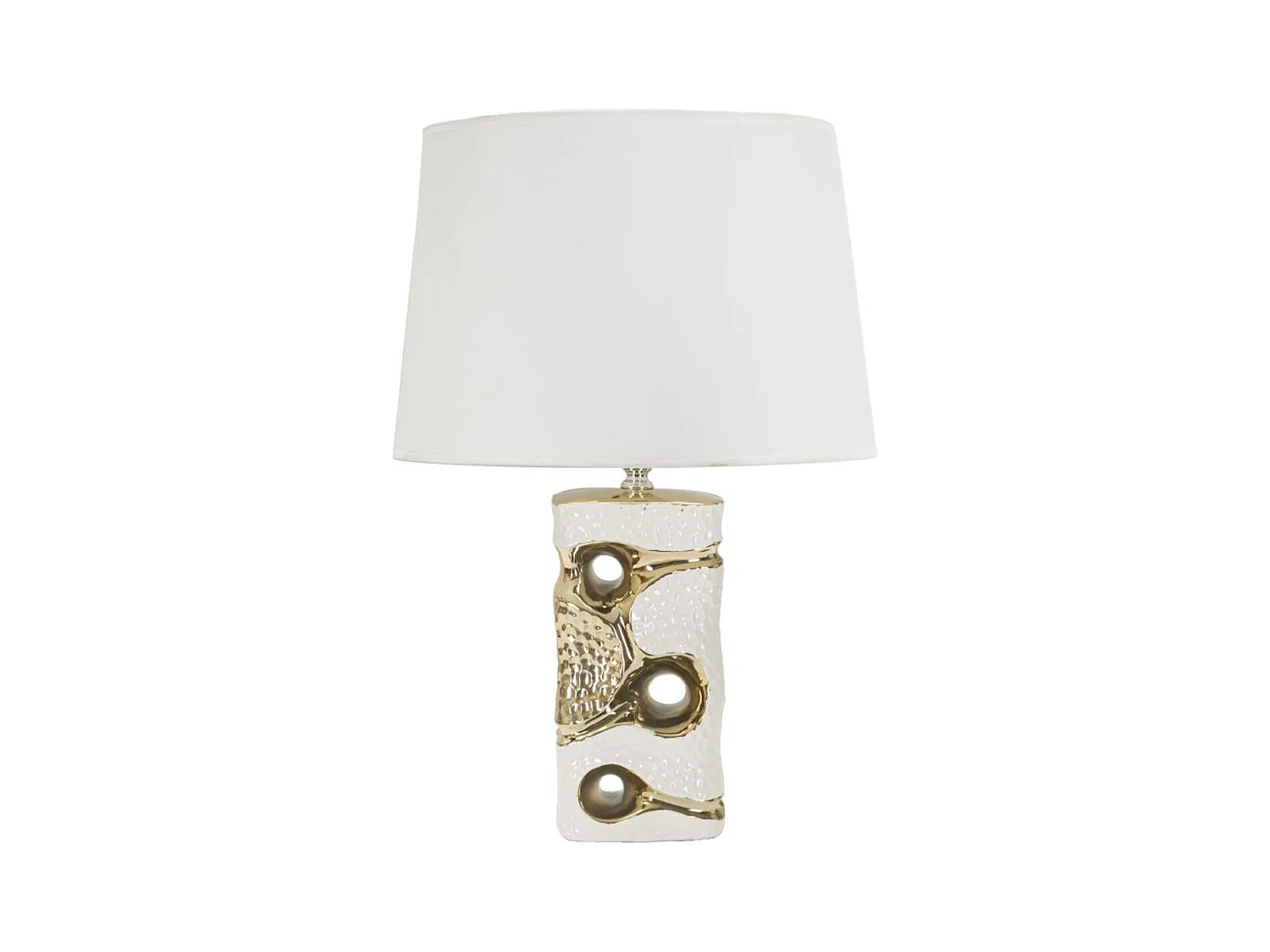 Candeeiro de Mesa MF111, Branco, 30x30x43,5 cm, Epikasa