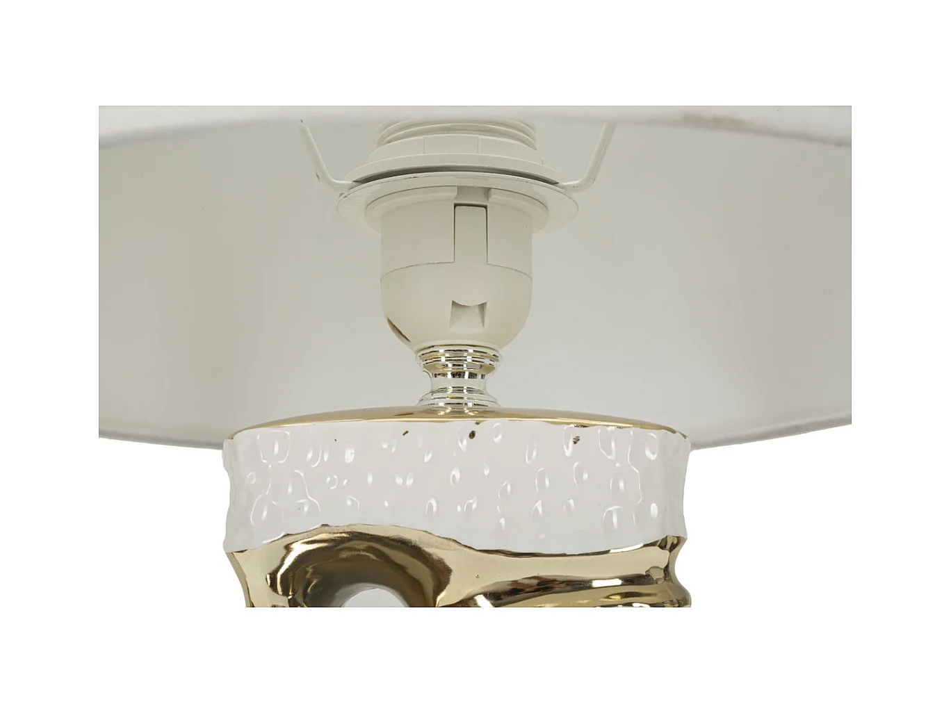 Candeeiro de Mesa MF111, Branco, 30x30x43,5 cm, Epikasa