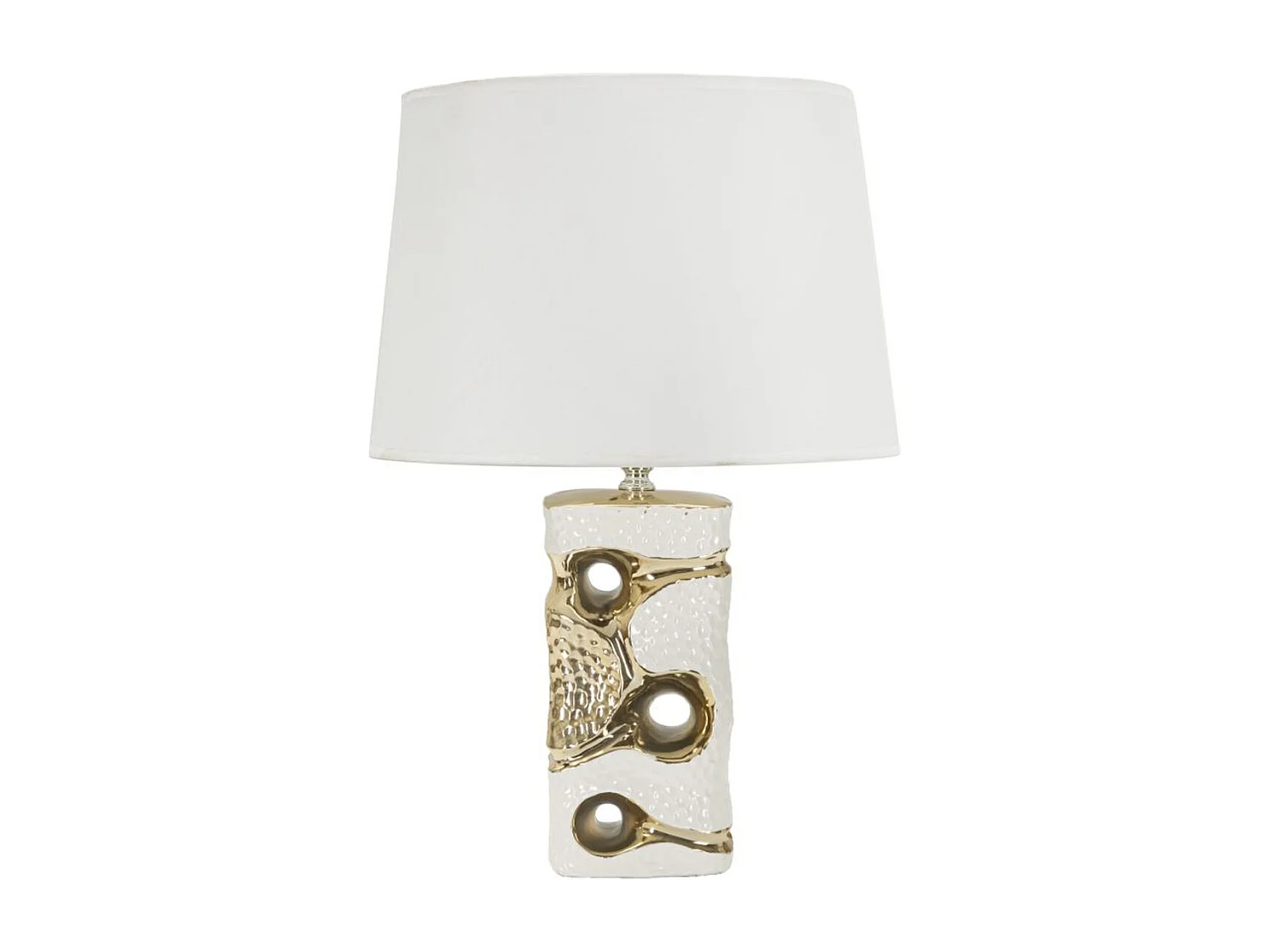 Lampe à Poser MF111, Blanc, 30x30x43,5 cm, Seven Design