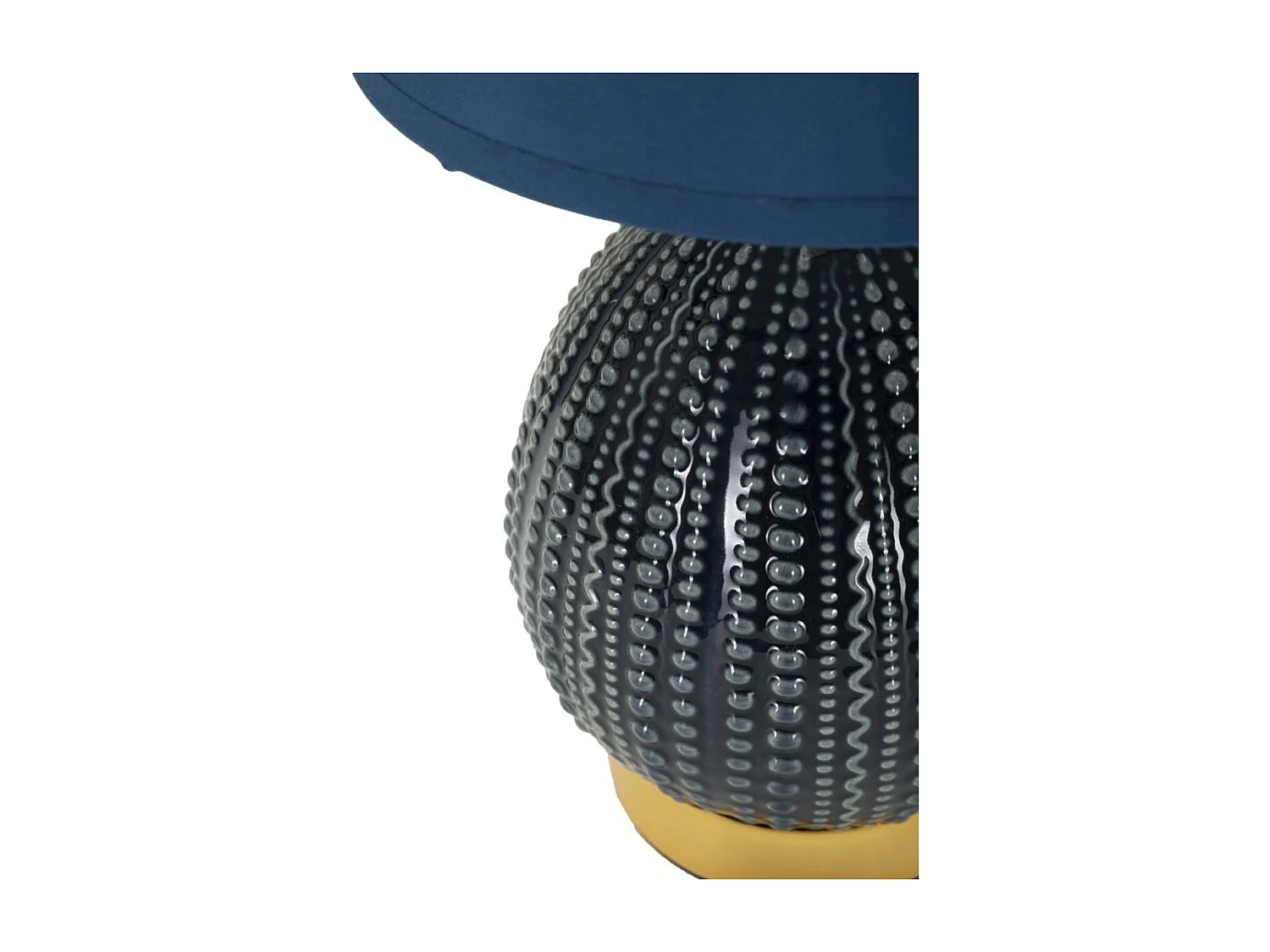 Lampa Stołowa MF100, Niebieski, 15x15x30,5 cm, Seven Design