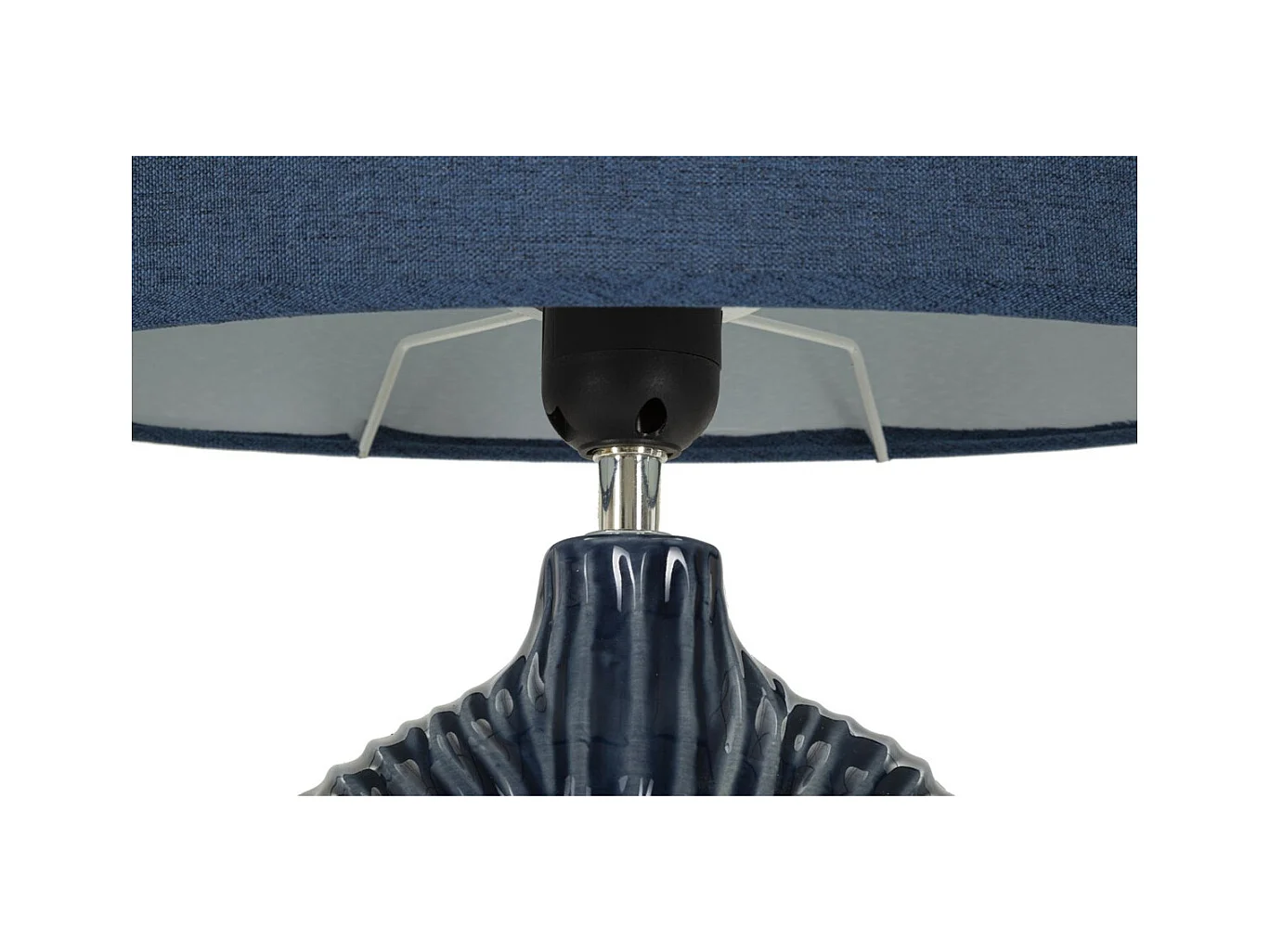 Lampa Stołowa MF92, Niebieski, 28,5x15x43 cm, Epikasa