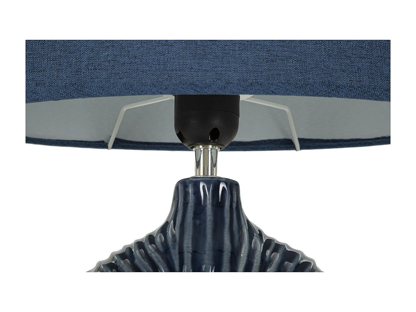 Lampa Stołowa MF92, Niebieski, 28,5x15x43 cm, Seven Design