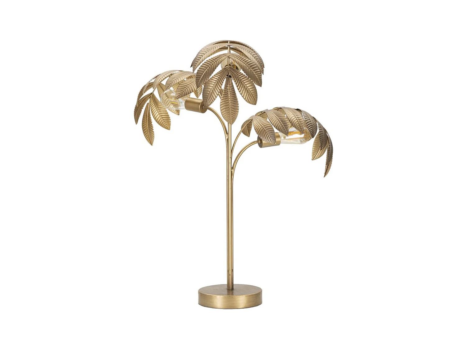 Tafellamp Palm, Goud, 57x57x81 cm, Epikasa