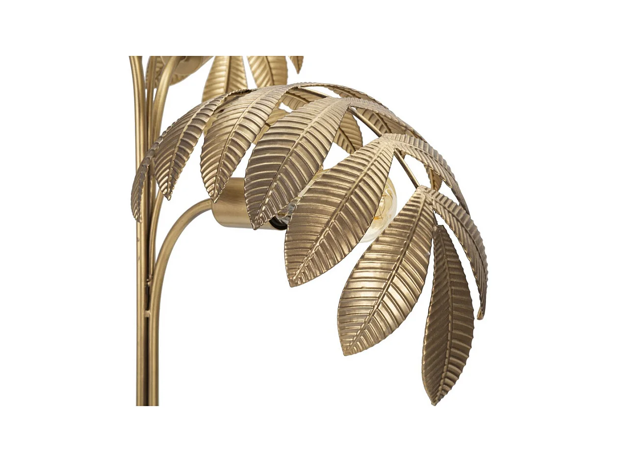 Lampada da Tavolo Palma, Oro, 57x57x81 cm, Epikasa