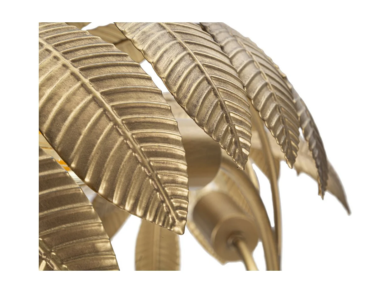 Lampada da Tavolo Palma, Oro, 57x57x81 cm, Epikasa