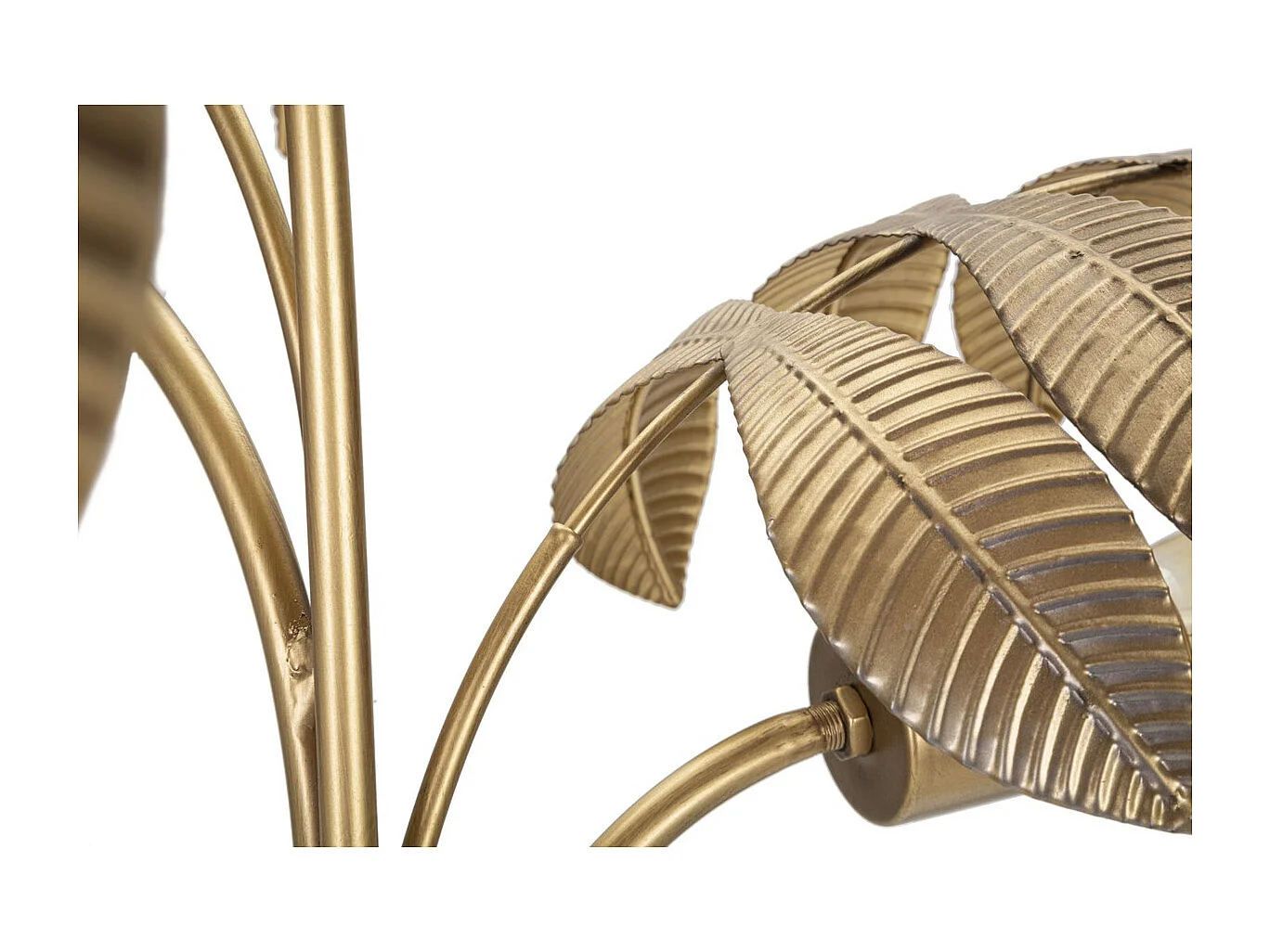 Lampada da Tavolo Palma, Oro, 57x57x81 cm, Epikasa