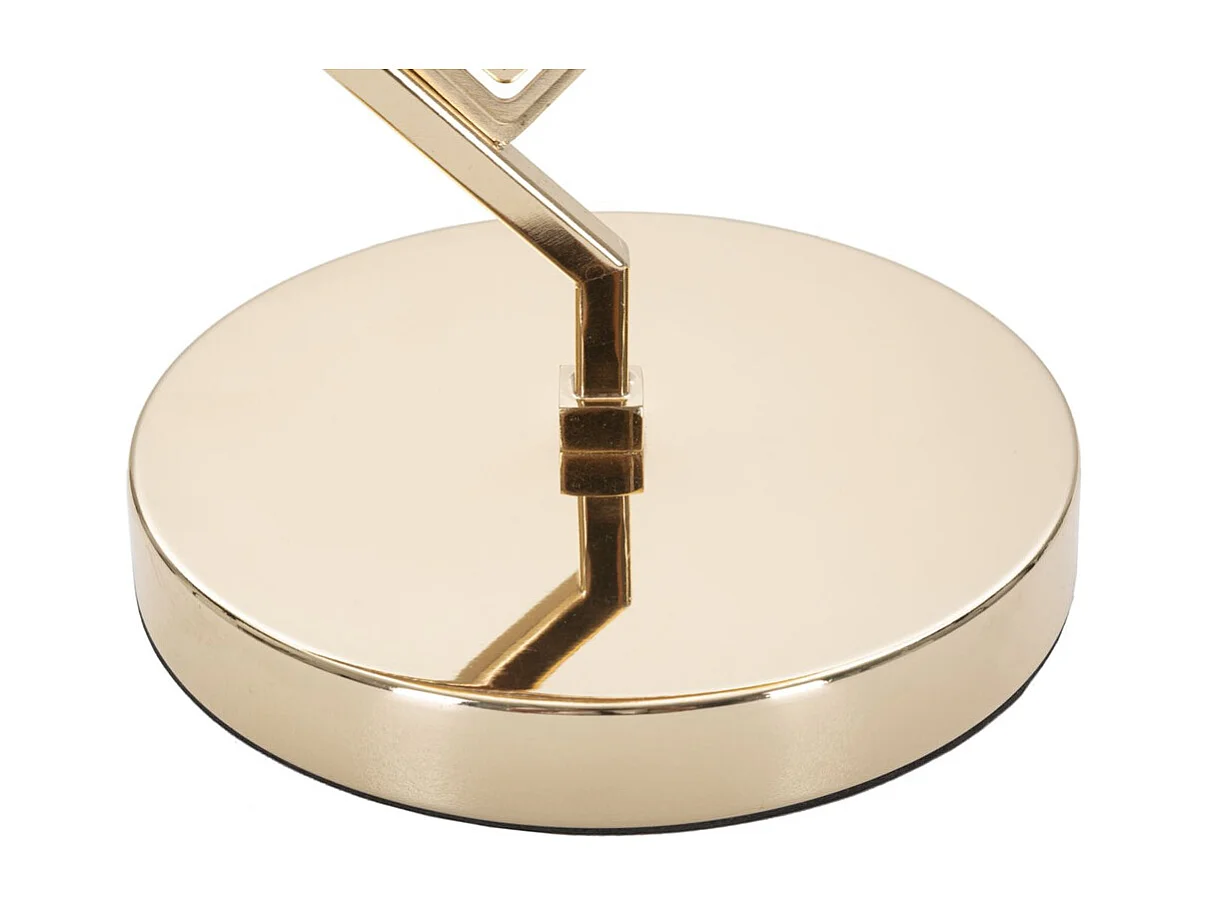 Lampada da Tavolo MF144, Oro, 30x30x56 cm, Seven Design
