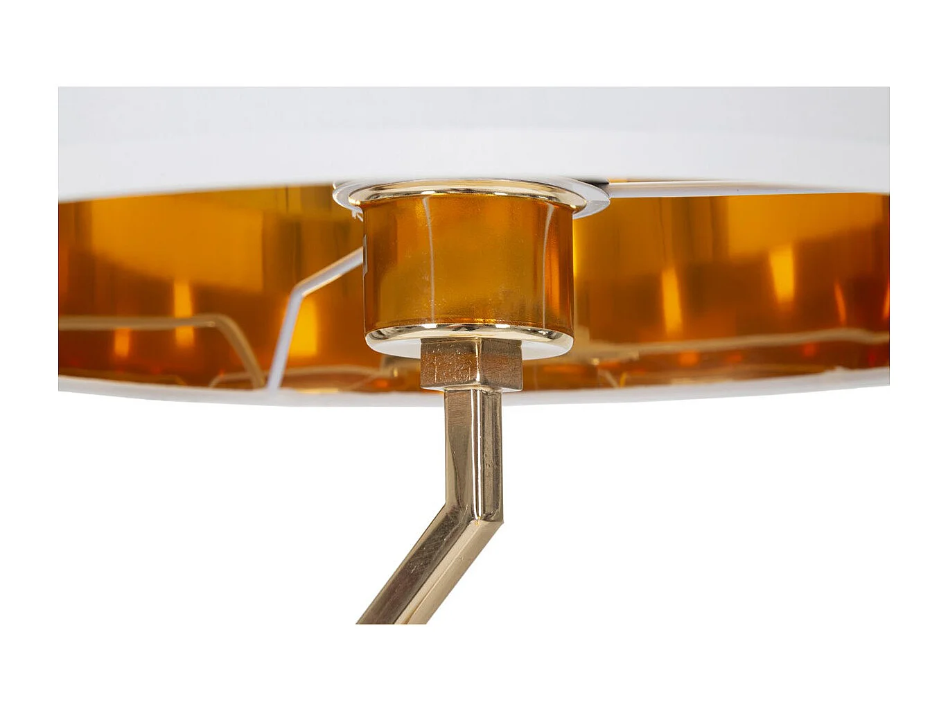 Lampada da Tavolo MF144, Oro, 30x30x56 cm, Seven Design