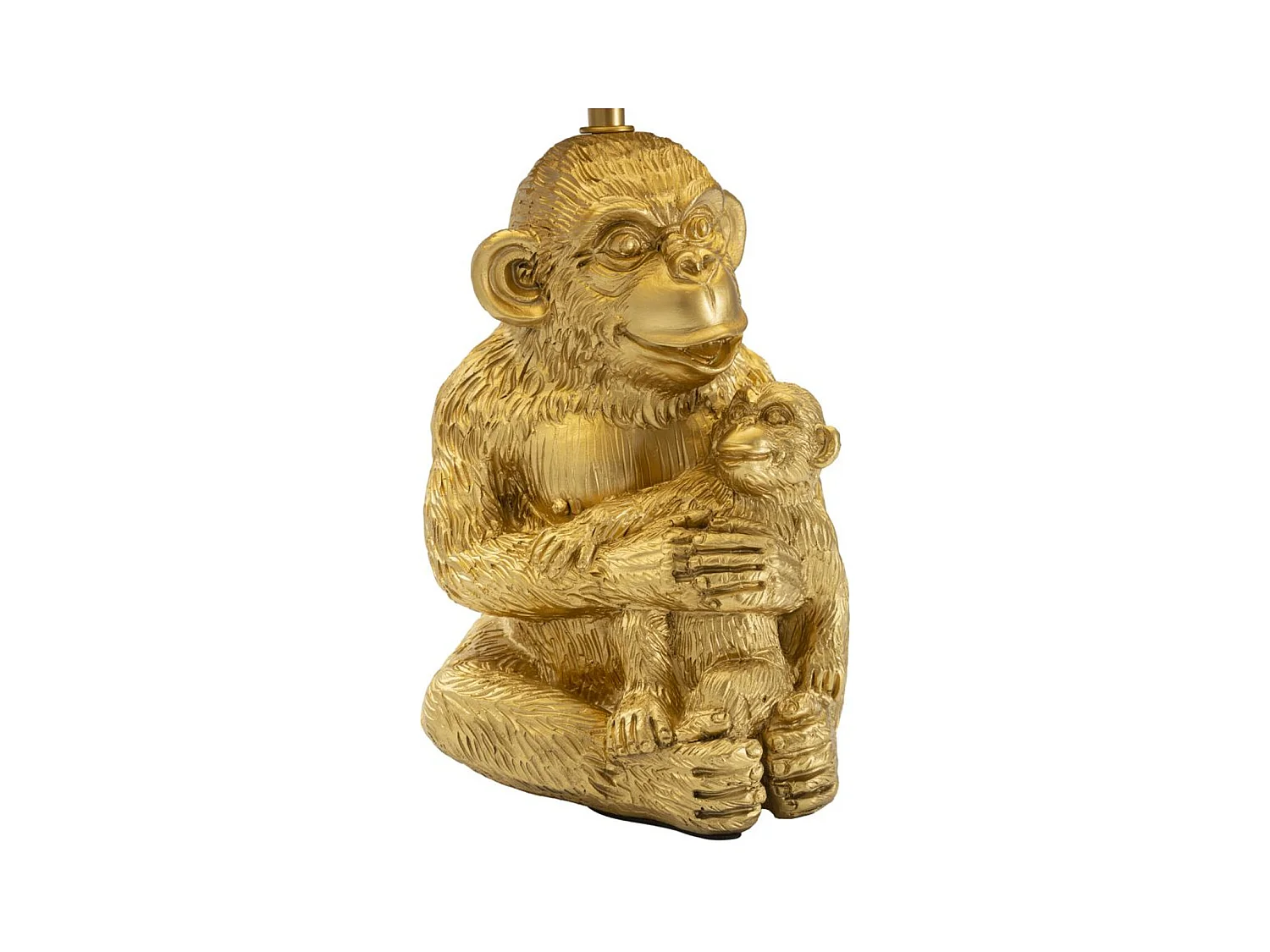 Tafellamp Aap 7, Zwart, 30x30x49 cm, Epikasa