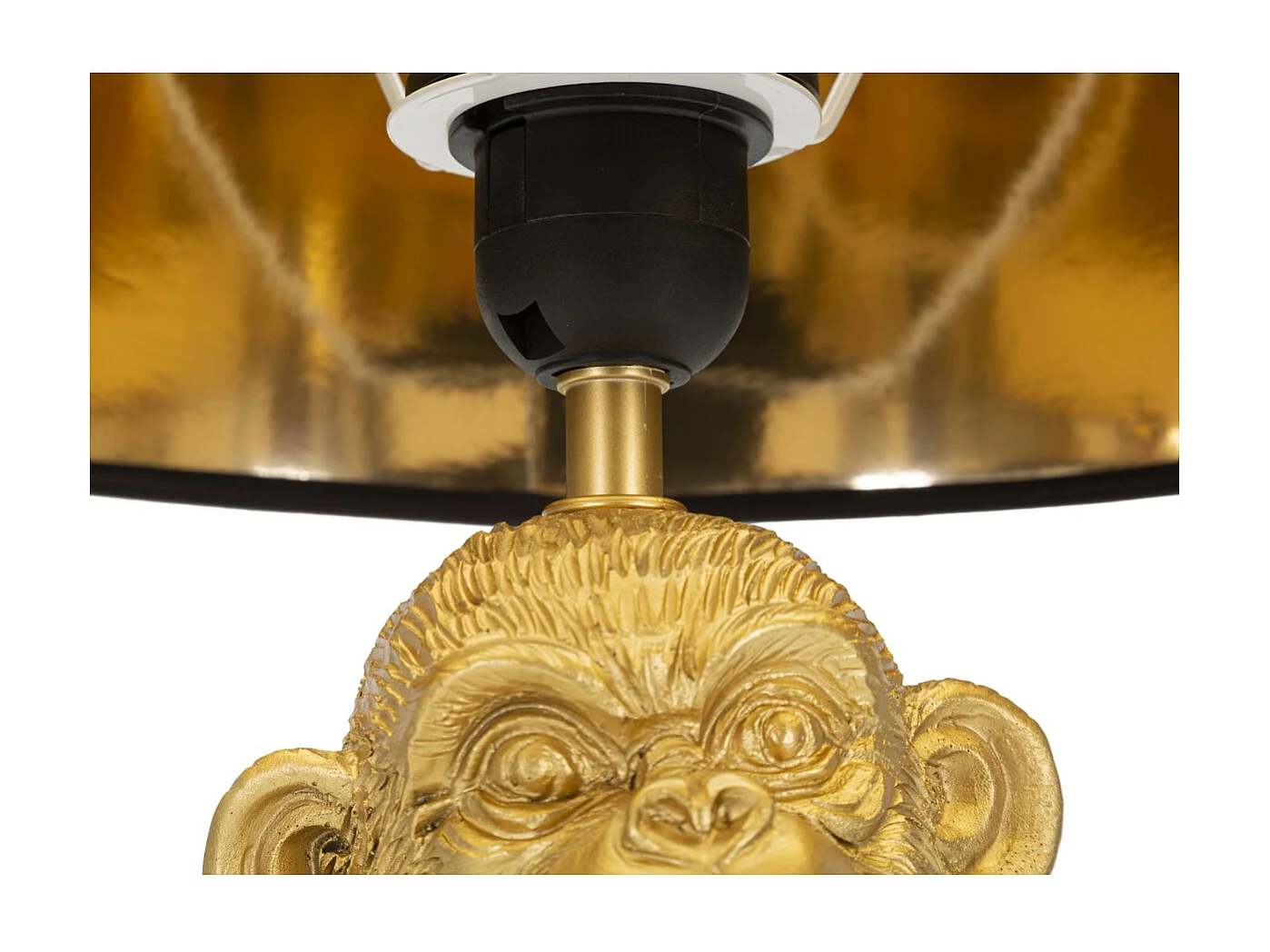 Lampa Stołowa Małpa 7, Czarny, 30x30x49 cm, Seven Design