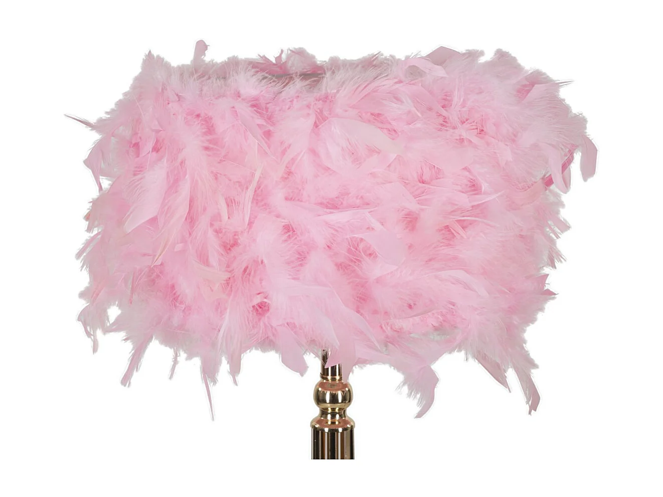 Lampa Stołowa Pióra 6, Różowy, 25x25x54 cm, Seven Design