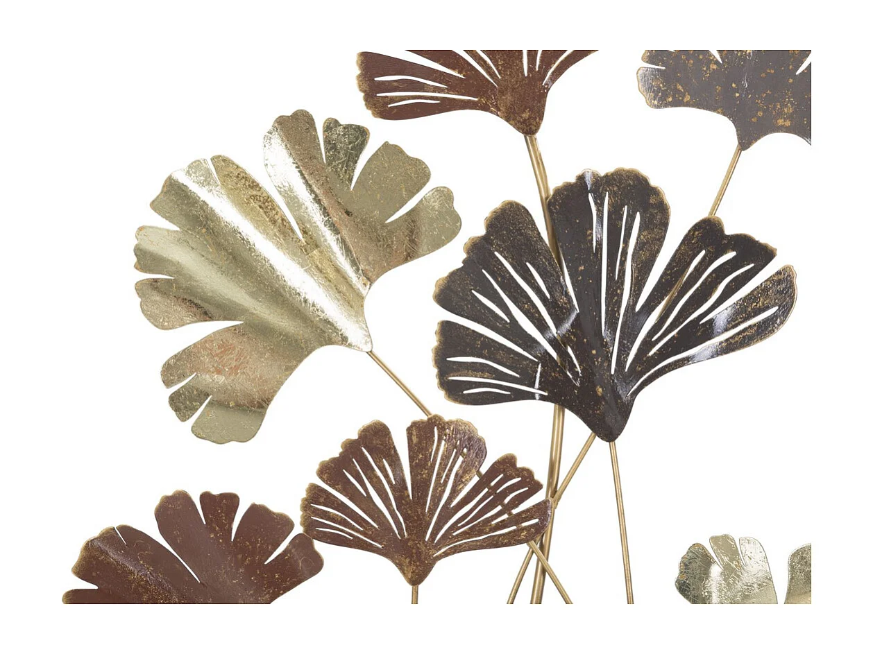 Décoration 3D en Métal Feuille 25, Multicouleur, 69,5x5,5x92 cm, Seven Design