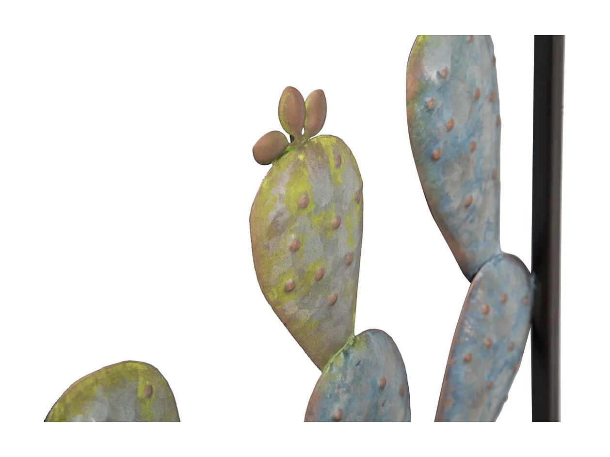 3D Metalen Decoratie Cactus 3, Groen, 31x2,5x90 cm, Seven Design