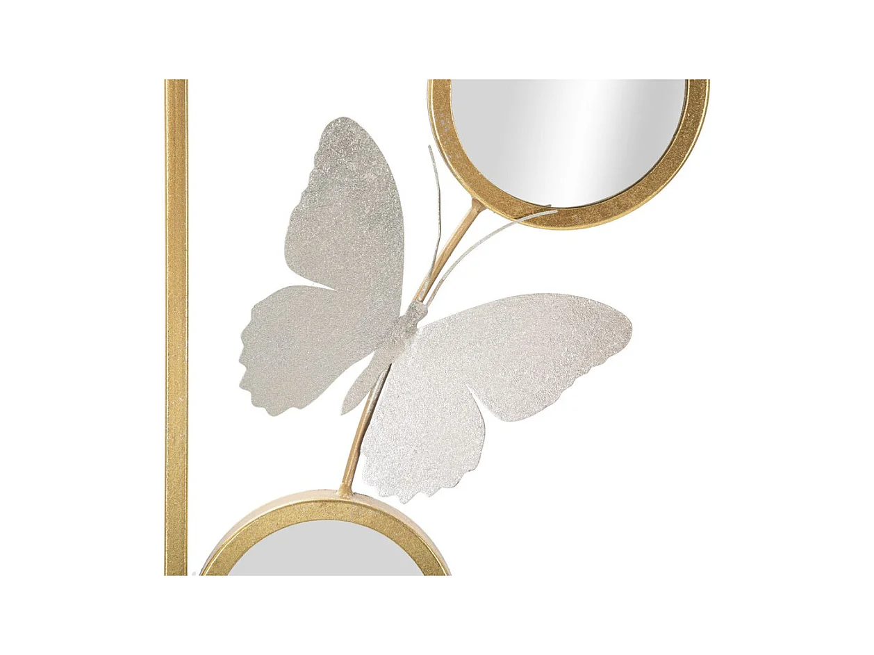 3D Metalen Decoratie Vlinder 7, Veelkleurig, 31x2x90 cm, Epikasa