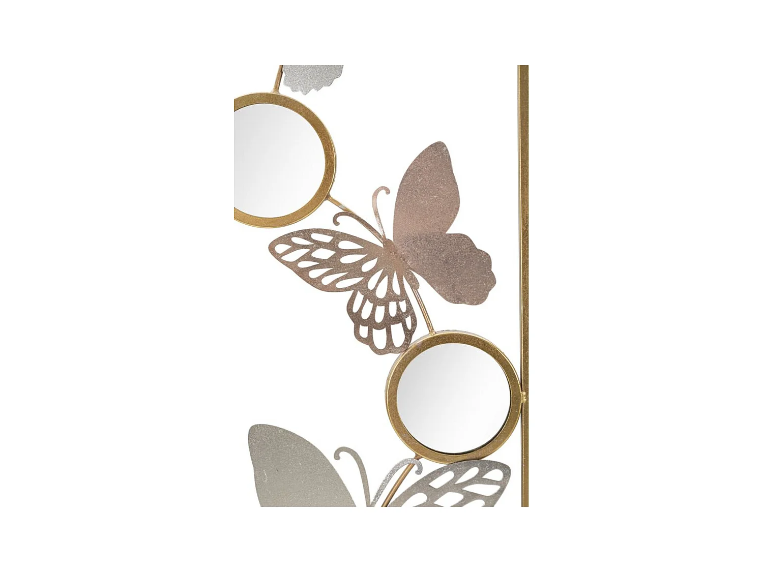 3D Metalen Decoratie Vlinder 7, Veelkleurig, 31x2x90 cm, Epikasa