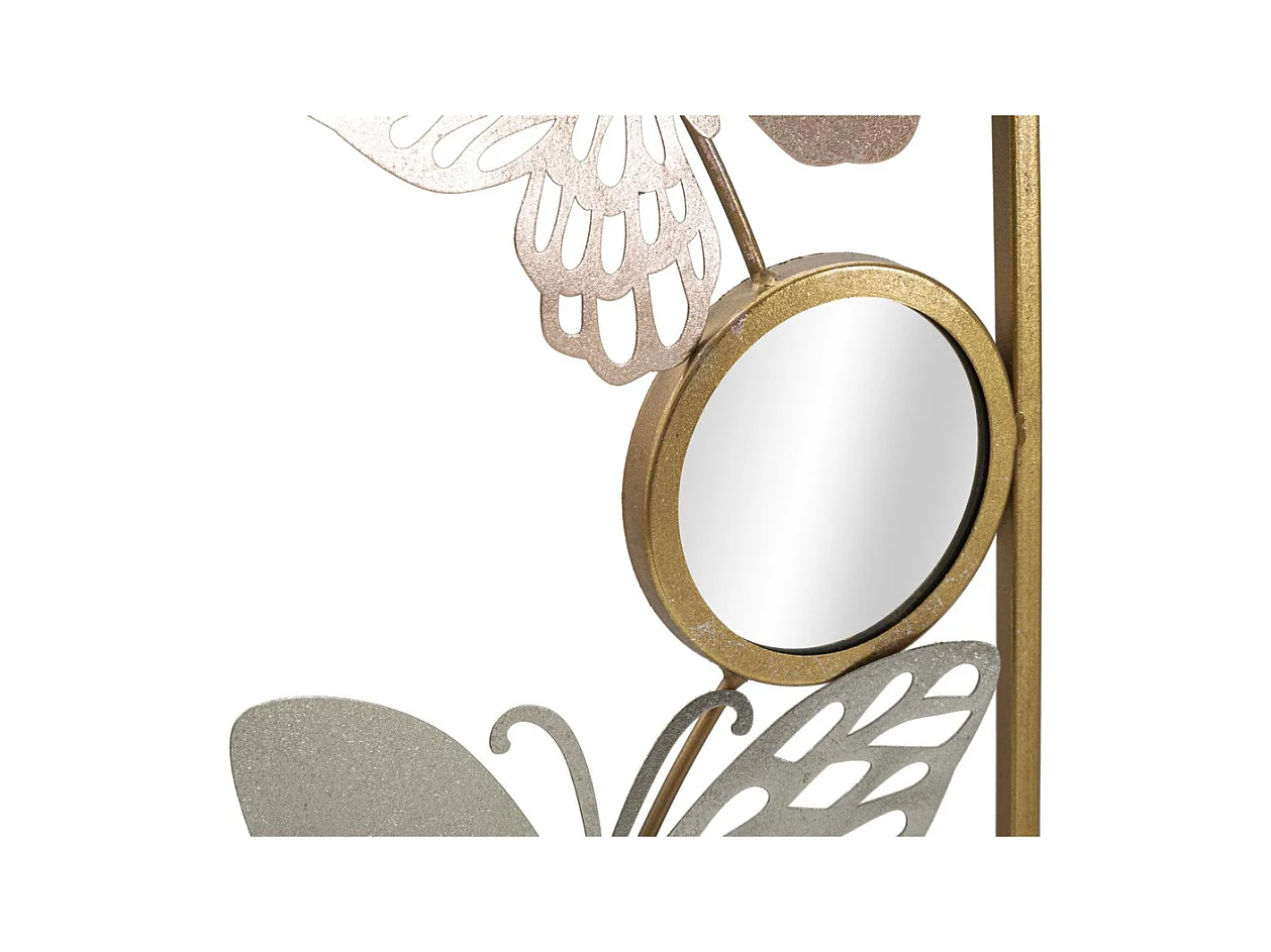 3D Metalen Decoratie Vlinder 7, Veelkleurig, 31x2x90 cm, Epikasa