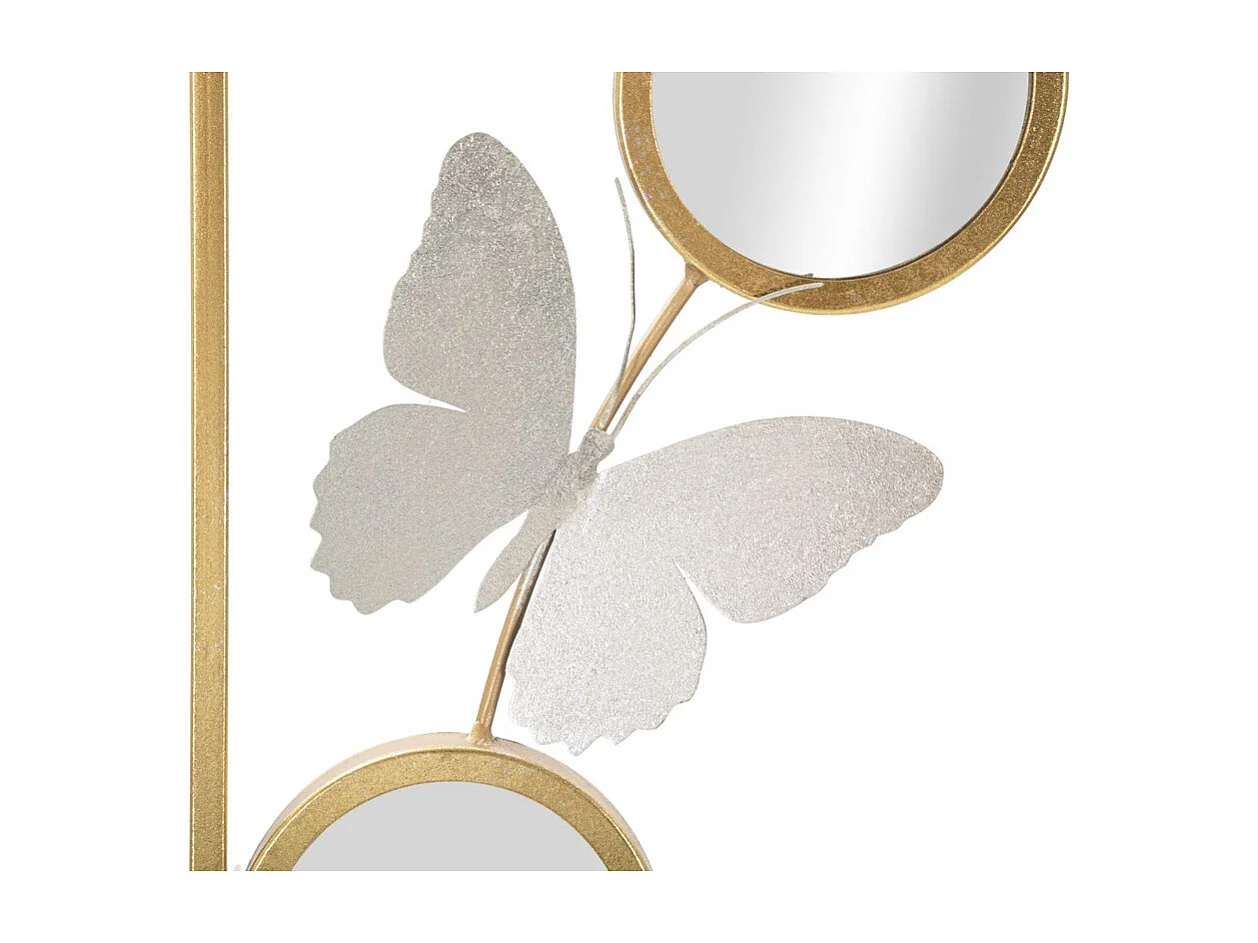 3D Metalen Decoratie Vlinder 7, Veelkleurig, 31x2x90 cm, Seven Design