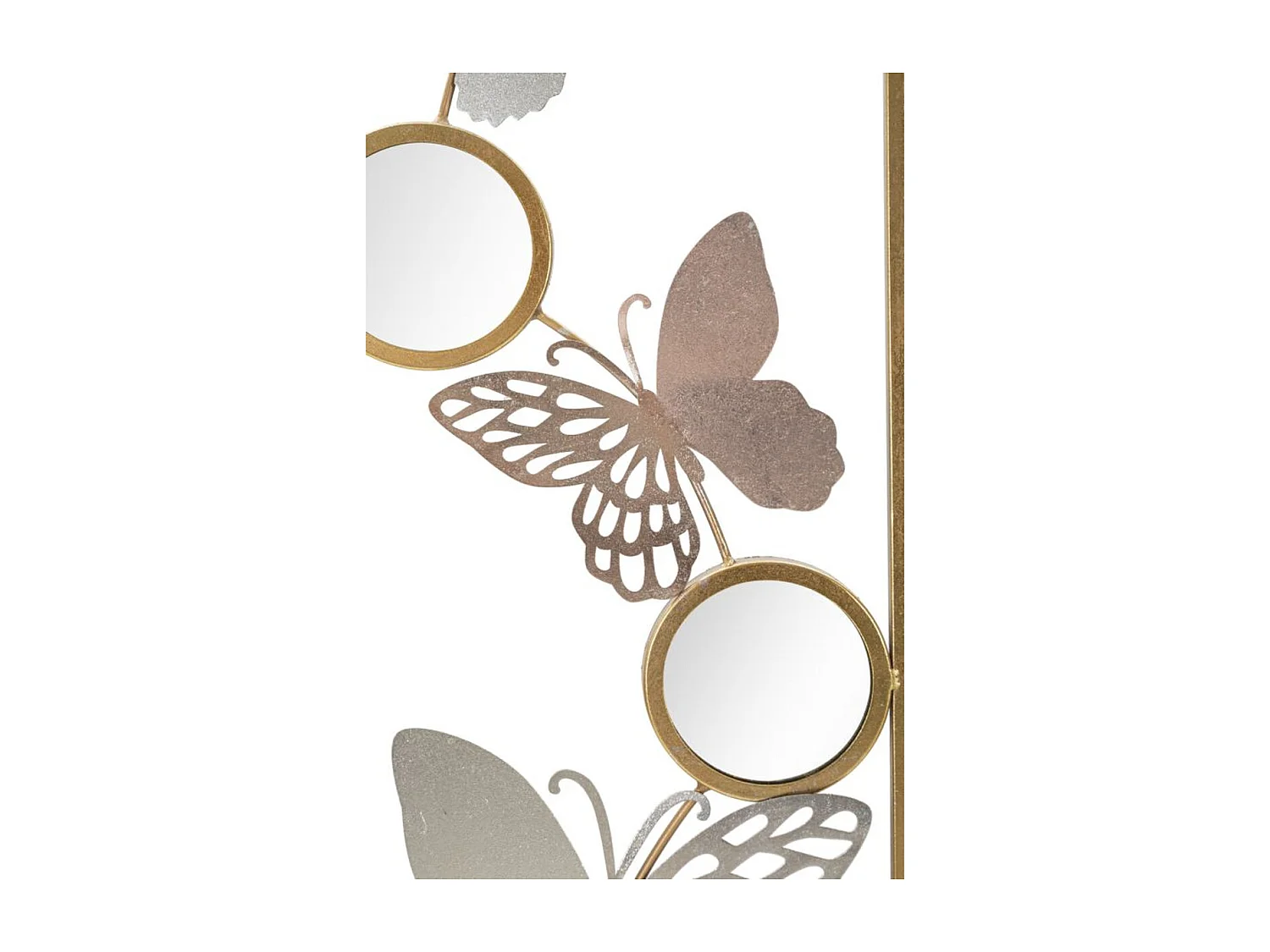 3D Metalen Decoratie Vlinder 7, Veelkleurig, 31x2x90 cm, Seven Design