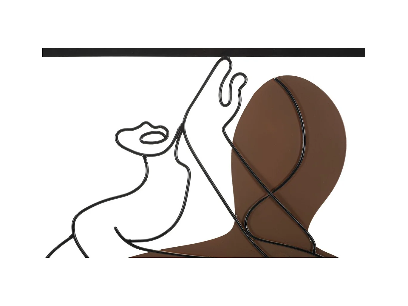 Metalowa Dekoracja 3D Ciała 7, Wielokolorowy, 60x1,3x80 cm, Epikasa