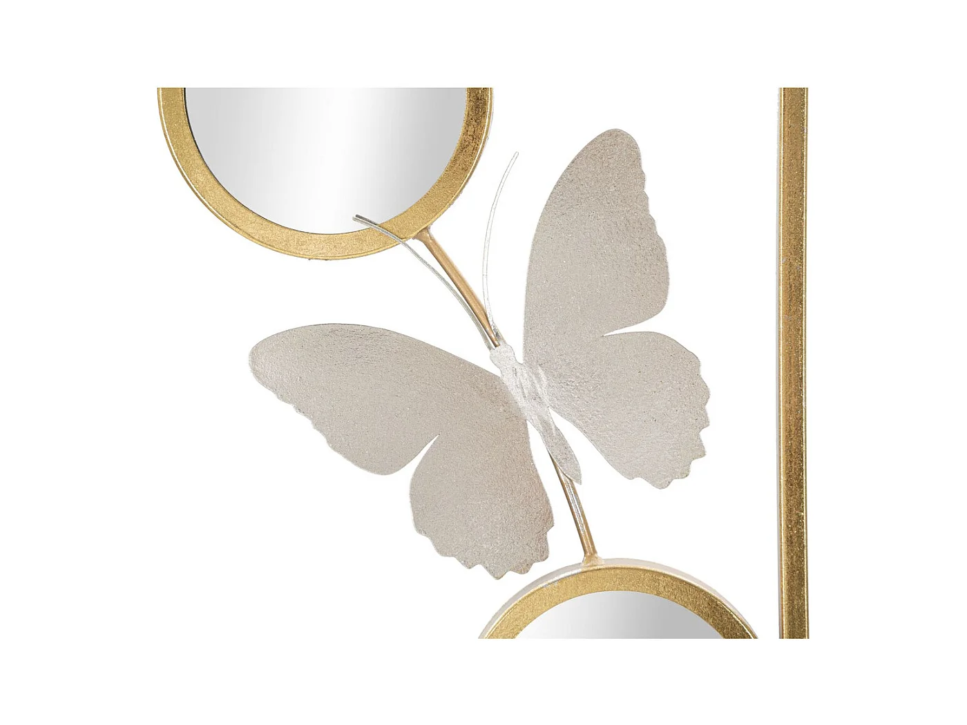 3D Metalen Decoratie Vlinder 6, Veelkleurig, 31x2x90 cm, Epikasa