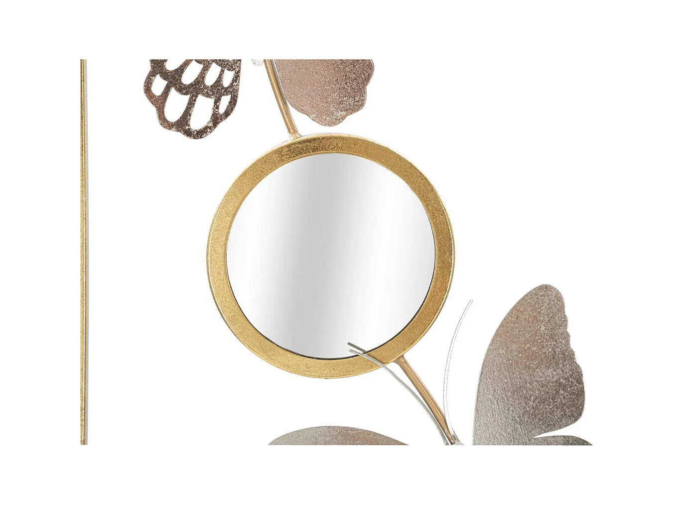 3D Metalen Decoratie Vlinder 6, Veelkleurig, 31x2x90 cm, Epikasa